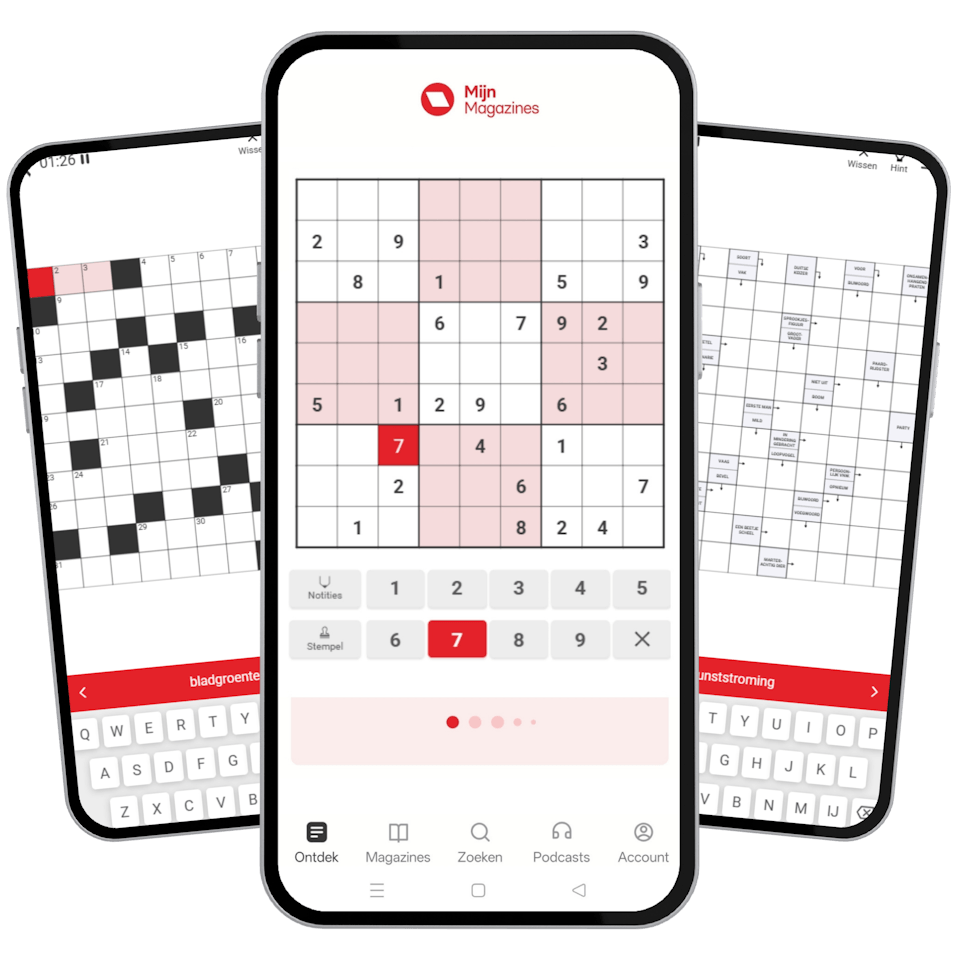 Dagelijks Denksport-puzzels spelen via Mijn Magazines
