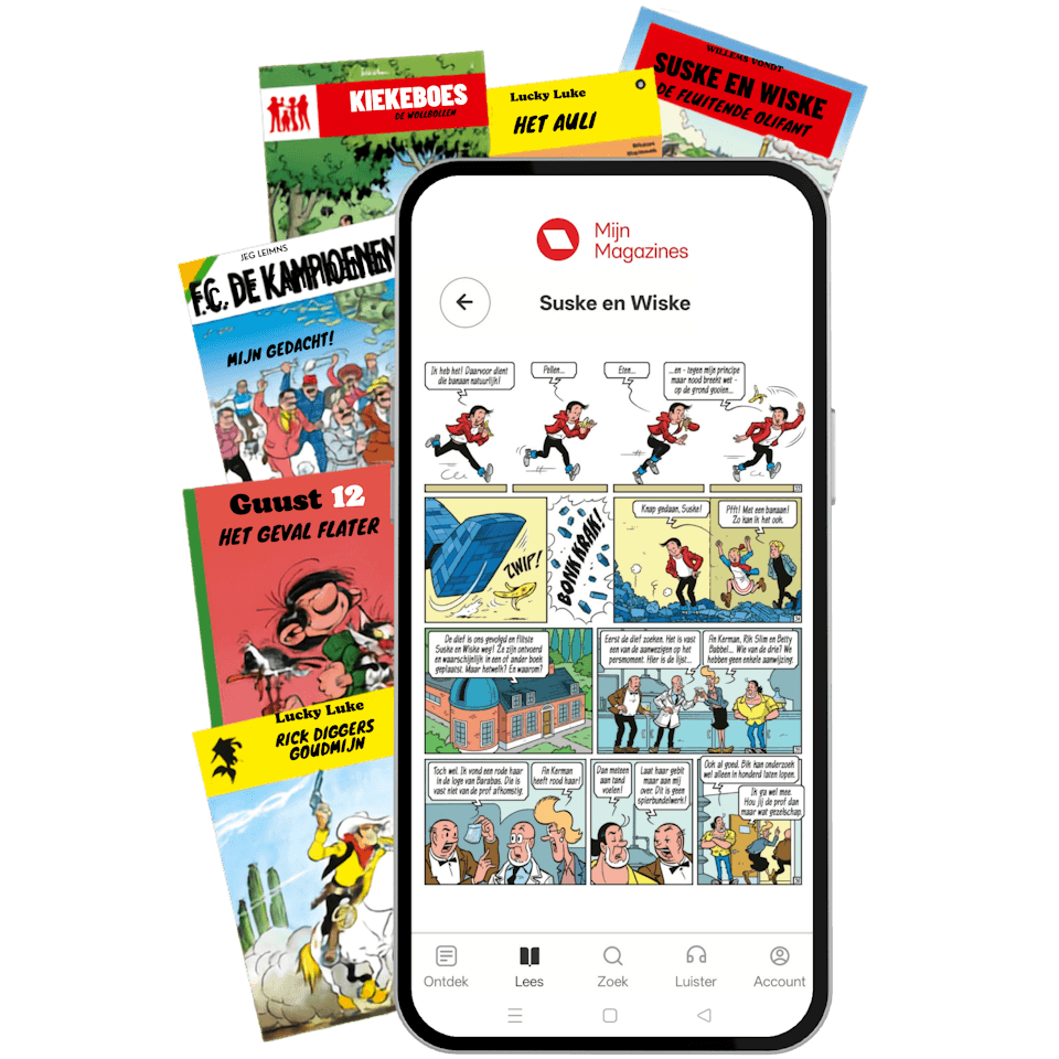 Stripreeksen lezen via Mijn Magazines